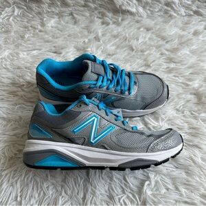 New Balance Womens 1540v3 Sneakers Silver Blue New In Box Size 5 Extra Narrow